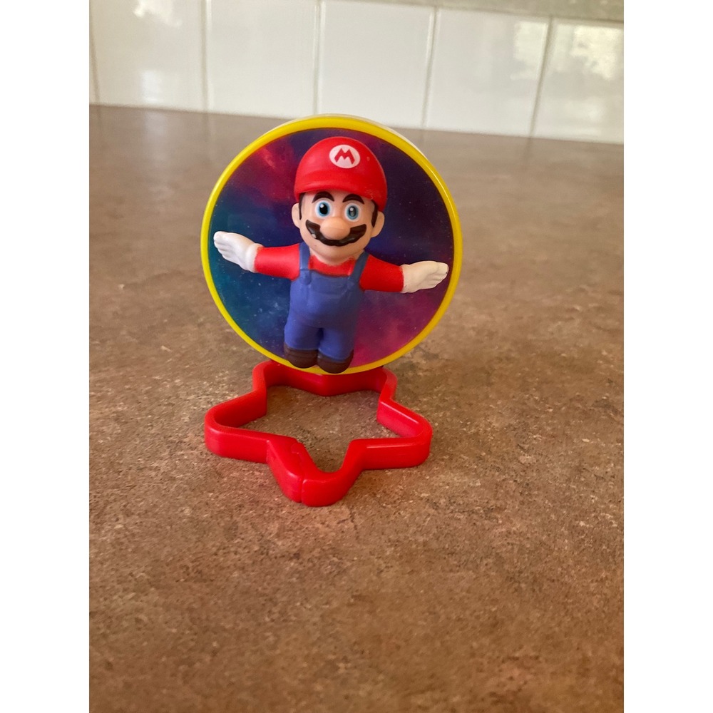 Nintendo Super Mario Galaxy 2 Mario Figure Star Base Collectible Toy Red Yellow